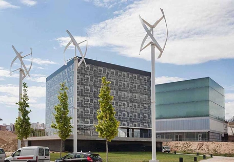 Edificio bioclimático de emisiones netas cero, sede de Vatios Verdes en Zaragoza