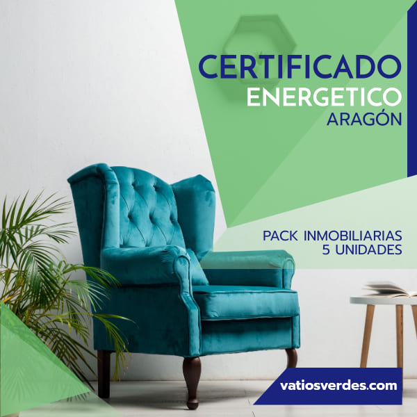 PACK INMOBILIARIAS CERTIFICADO ZARAGOZA X5